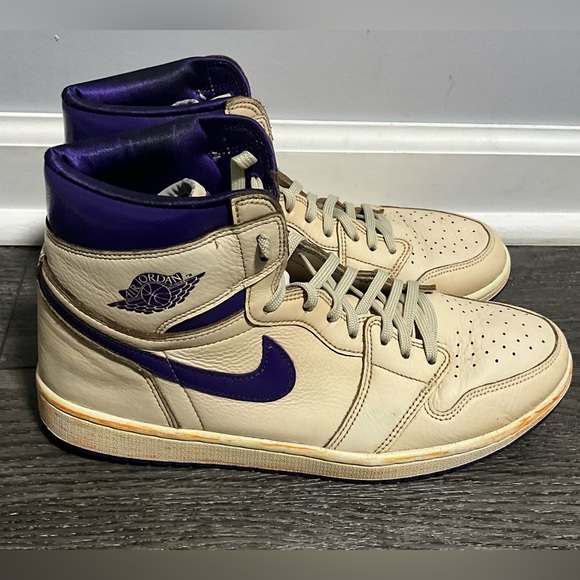 Nike Jordan 1 Retro High OG Metallic Purple 2021,unisex SIZE 12(CM 29 - Picture 7 of 16